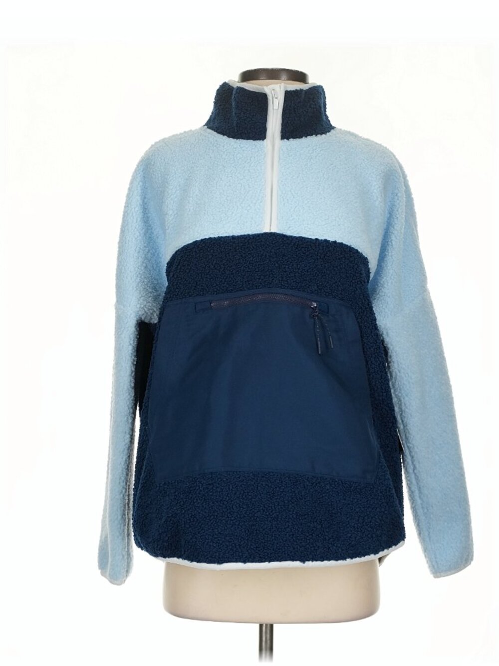 Tuckernuck Women's Cady Quarter Zip Fleece Pullover Navy XS/S NWT